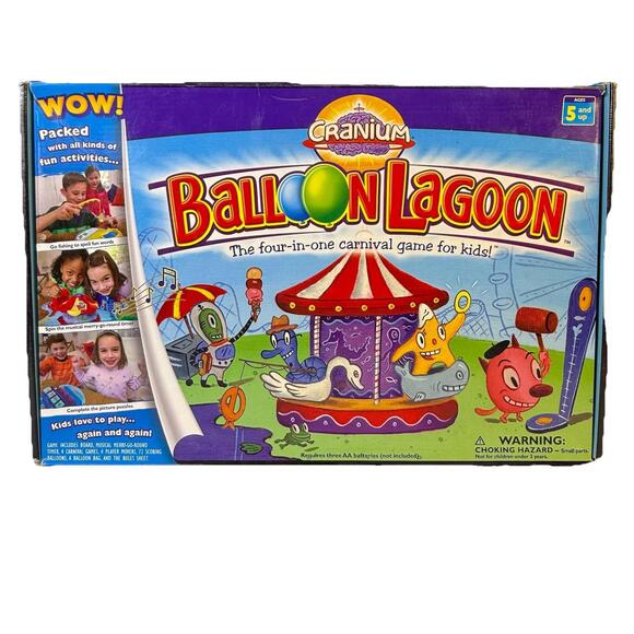 Cranium Other - Cranium Balloon Lagoon Family Fun Carnival Game WORKS COMPLETE 2004  Excellent!